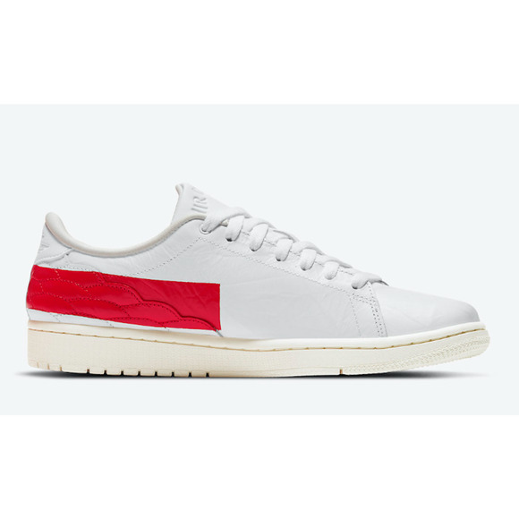Air Jordan 1 Centre Court White/University Red-Sail DJ2756-101 Men\'s Shoes 14 main image 4